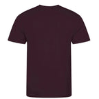 Essentials Collection t-shirt – burgundy men's t-shirt with white Essentials Collection letters and Players Couture logo on