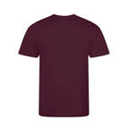 Essentials Collection t-shirt – burgundy kids' t-shirt with white Essentials Collection letters and Players Couture logo on