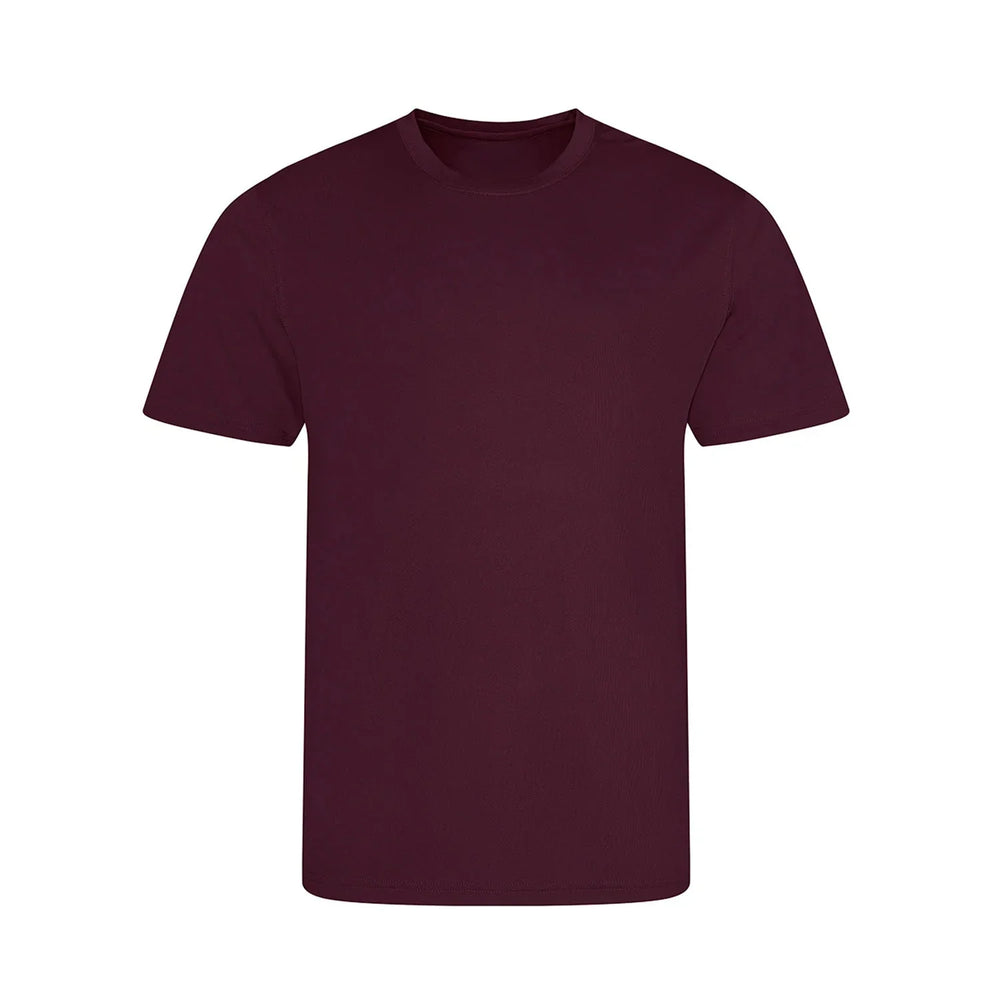 Custom Upload Your t-shirt – burgundy kids' t-shirt featuring the Custom Upload Your Players Couture logo