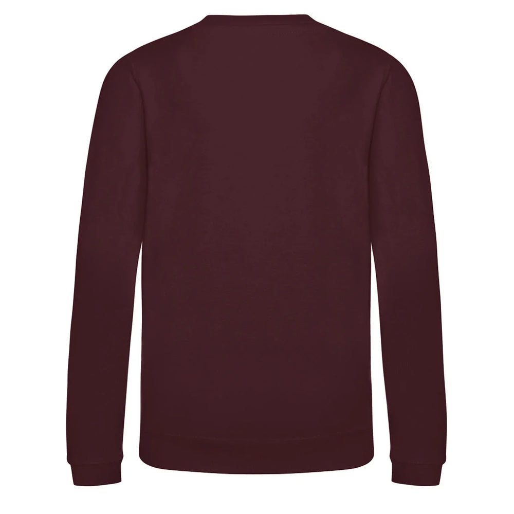 Essentials Collection hoodie – burgundy kids' hoodie with white Essentials Collection letters and Players Couture logo on