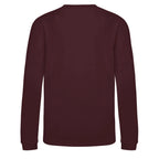 Essentials Collection hoodie – burgundy kids' hoodie with white Essentials Collection letters and Players Couture logo on