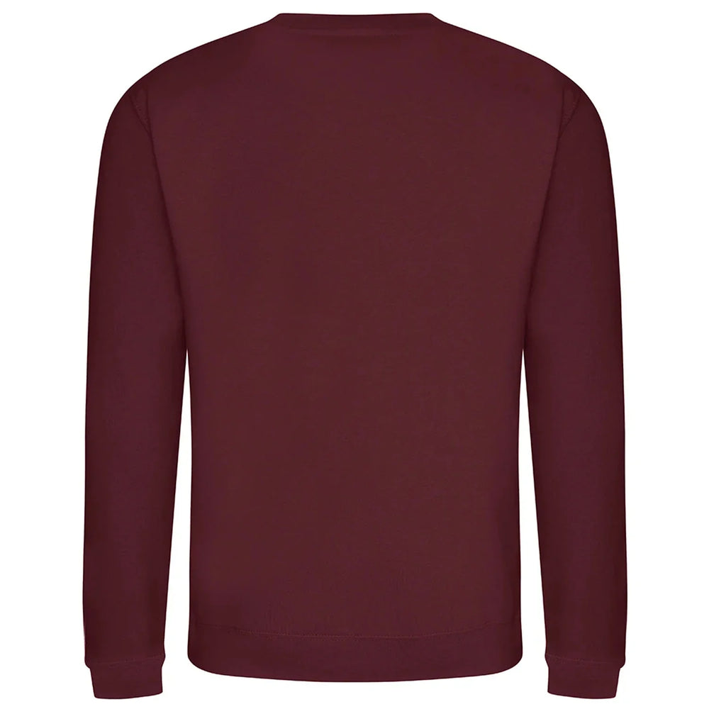 Essentials Collection hoodie – burgundy men's hoodie with white Essentials Collection letters and Players Couture logo on