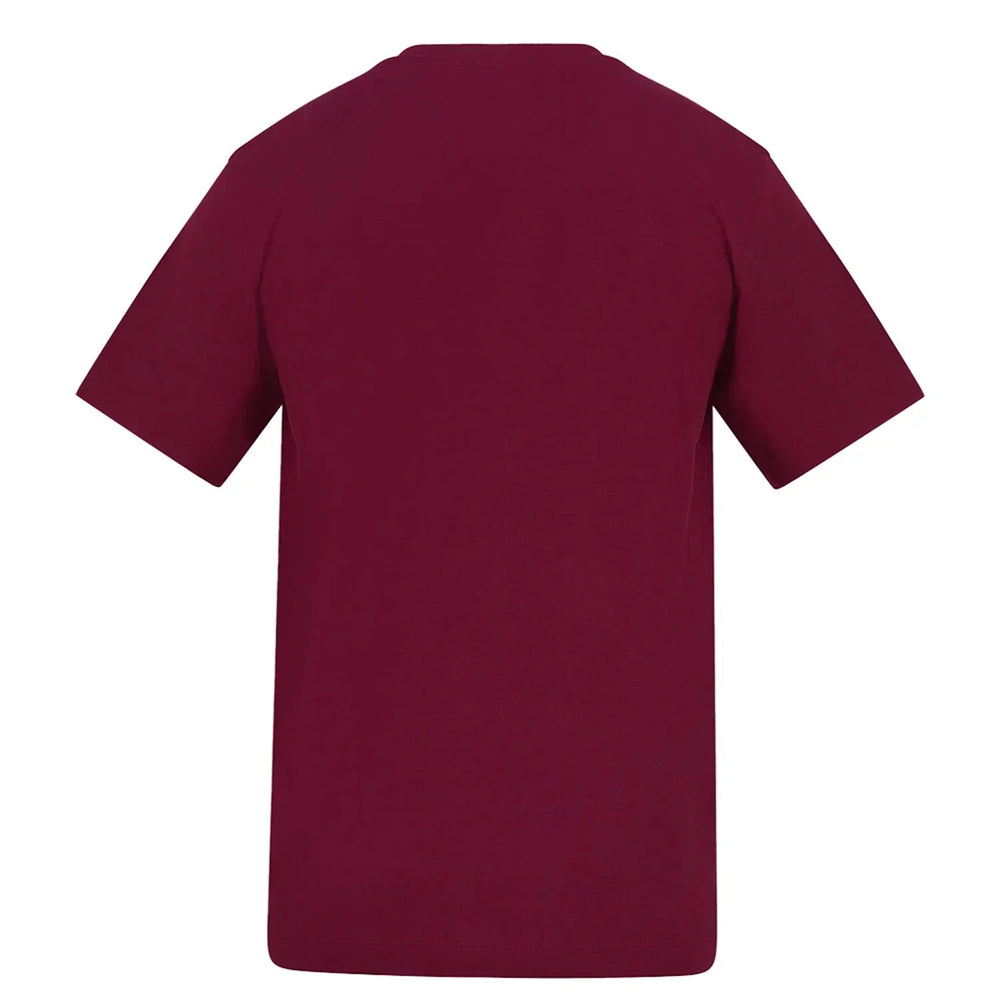 Essentials Collection Players Couture Mens Burgundy Cotton T-Shirt - Burgundy / S | Basics, Essentials Collection, Men's, T-Shirts