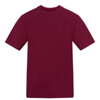 Custom Upload Your t-shirt – burgundy men's t-shirt featuring the Custom Upload Your Players Couture logo