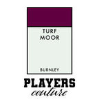 Burnley t-shirt – white men's t-shirt with black Burnley letters and Players Couture logo on the chest