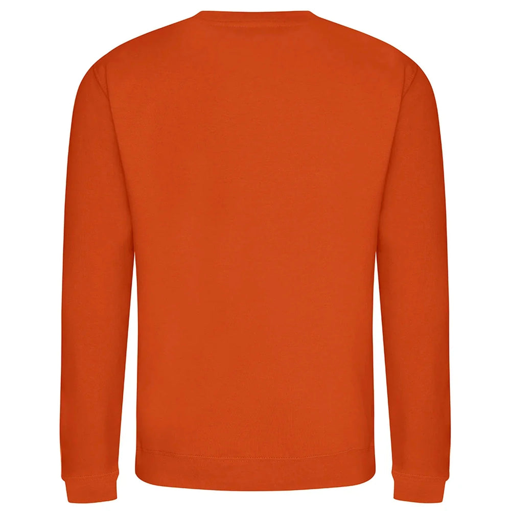 Essentials Collection hoodie – orange men's hoodie with black Essentials Collection letters and Players Couture logo on the