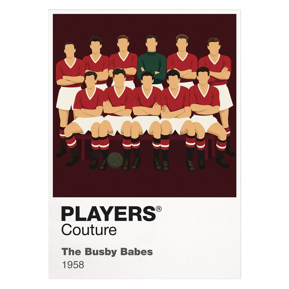 Busby Babes Manchester United Men's T-Shirt - White