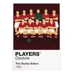 Busby Babes Manchester United Men's T-Shirt - White