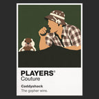 Caddyshack Bushwood Country Club, Carl Spackler and the gopher turning golf tradition into comic chaos Icon Frame artwork in black