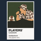 Caddyshack Bushwood Country Club, Carl Spackler and the gopher turning golf tradition into comic chaos Icon Frame artwork in navy