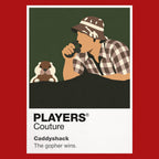 Caddyshack Bushwood Country Club, Carl Spackler and the gopher turning golf tradition into comic chaos Icon Frame artwork in red