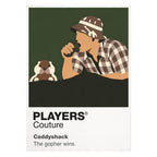 Caddyshack Bushwood Country Club, Carl Spackler and the gopher turning golf tradition into comic chaos Icon Frame artwork on white
