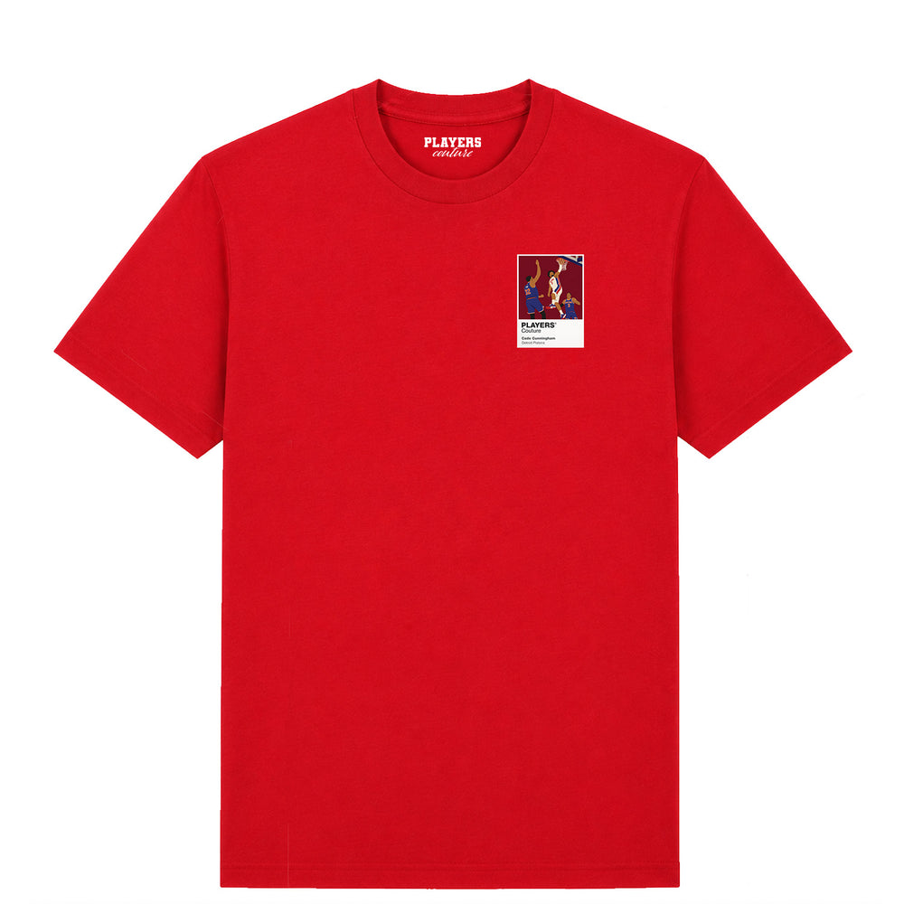 Cade Cunningham Pistons Basketball Icon Frame Men's T-Shirt