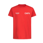Cafu t-shirt – red kids' t-shirt featuring the Cafu Players Couture logo