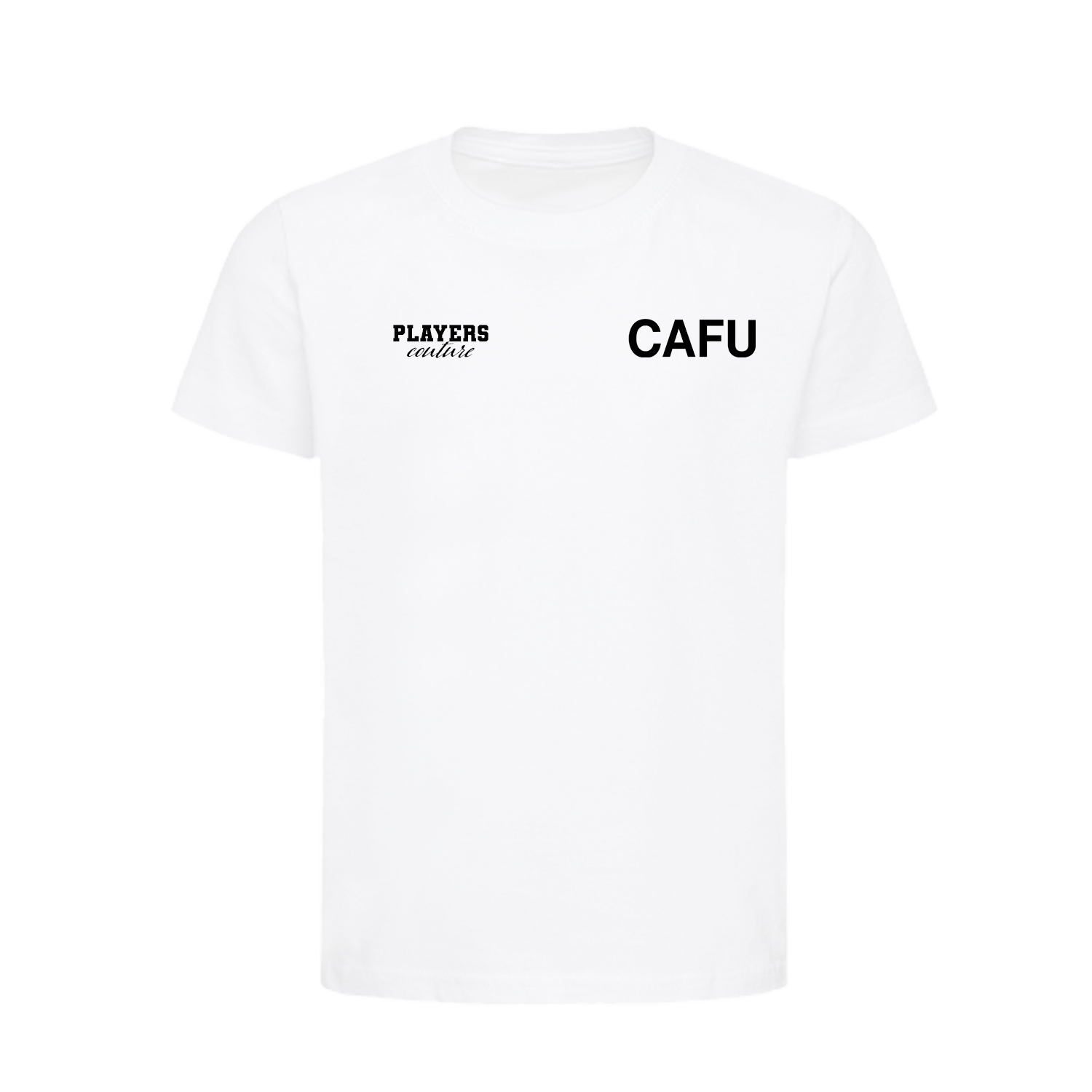 Cafu Logo Players Couture Kids T-Shirt White