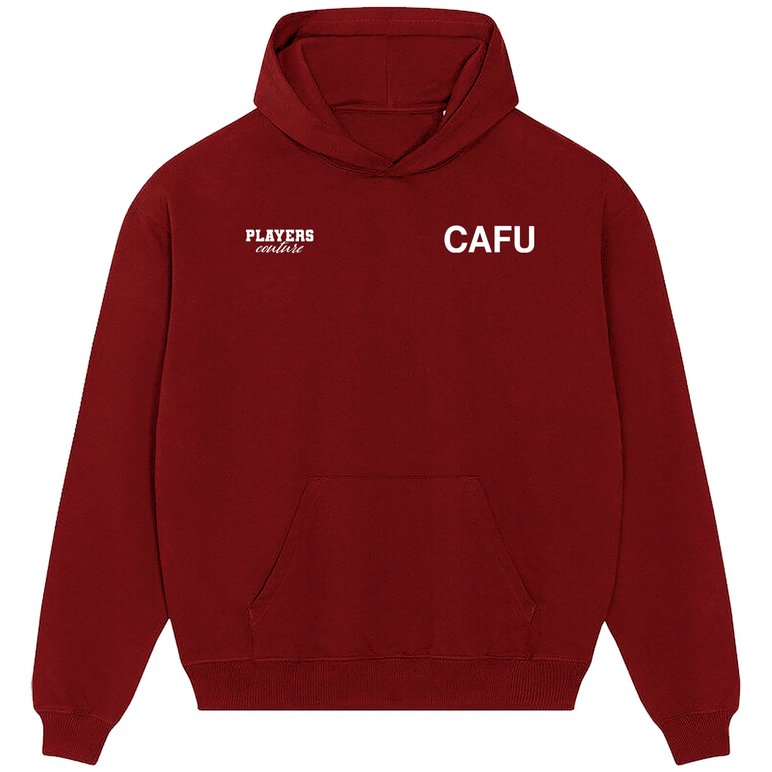 Cafu Logo Players Couture Men's Casual Hoodie Red