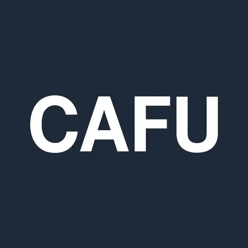 Cafu Logo Kids Hoodie – navy close-up detail shot of the Cafu Players Couture logo design