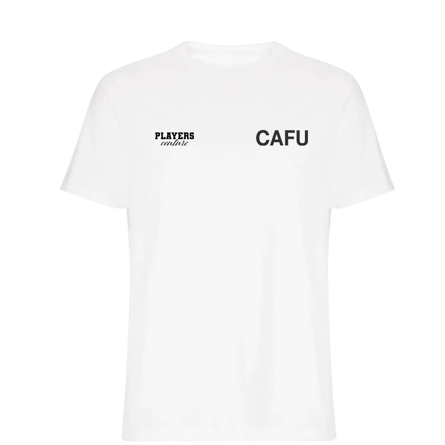 Cafu Logo Players Couture Mens T-Shirt White