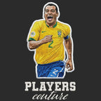 Cafu Badge Men's Hoodie – close-up detail shot of the Cafu Players Couture logo design