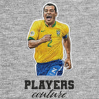 Cafu Badge Men's Hoodie – close-up detail shot of the Cafu Players Couture logo design