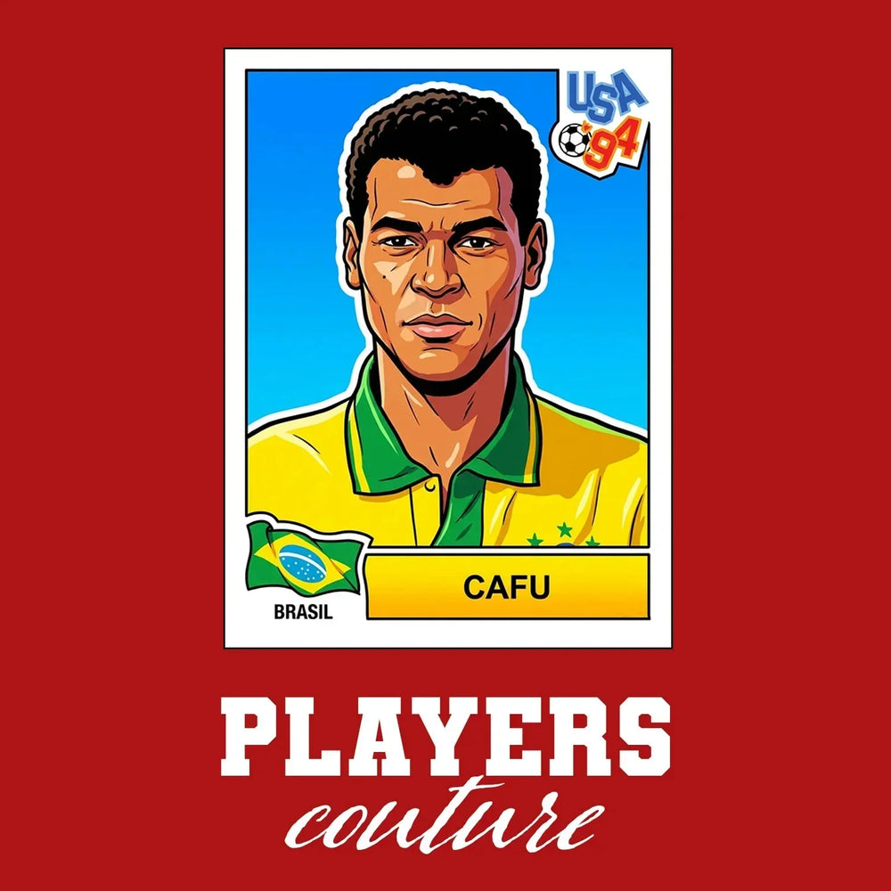 Cafu World Cup Sticker Men's Hoodie – cafu red Players Couture design
