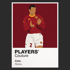 Cafu Roma black Icon Frame artwork detail