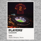 Cafu Roma number 2 Icons in Lights Frame artwork in grey