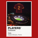 Cafu Roma number 2 Icons in Lights Frame artwork in red
