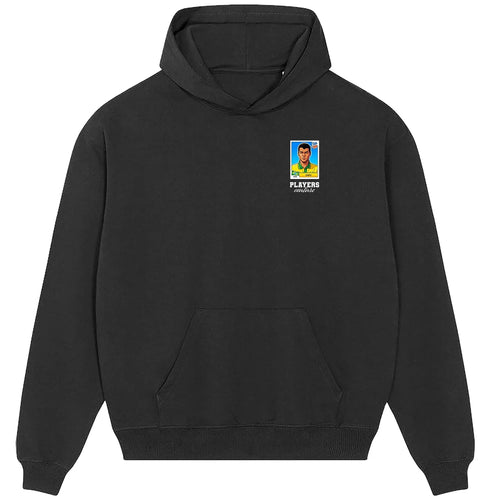 Cafu World Cup Sticker Men's Hoodie – cafu sticker mens black hoodie Players Couture design