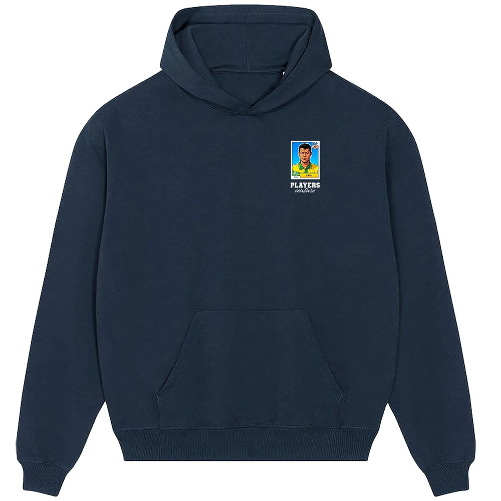 Cafu World Cup Sticker Men's Hoodie – cafu sticker mens navy hoodie Players Couture design