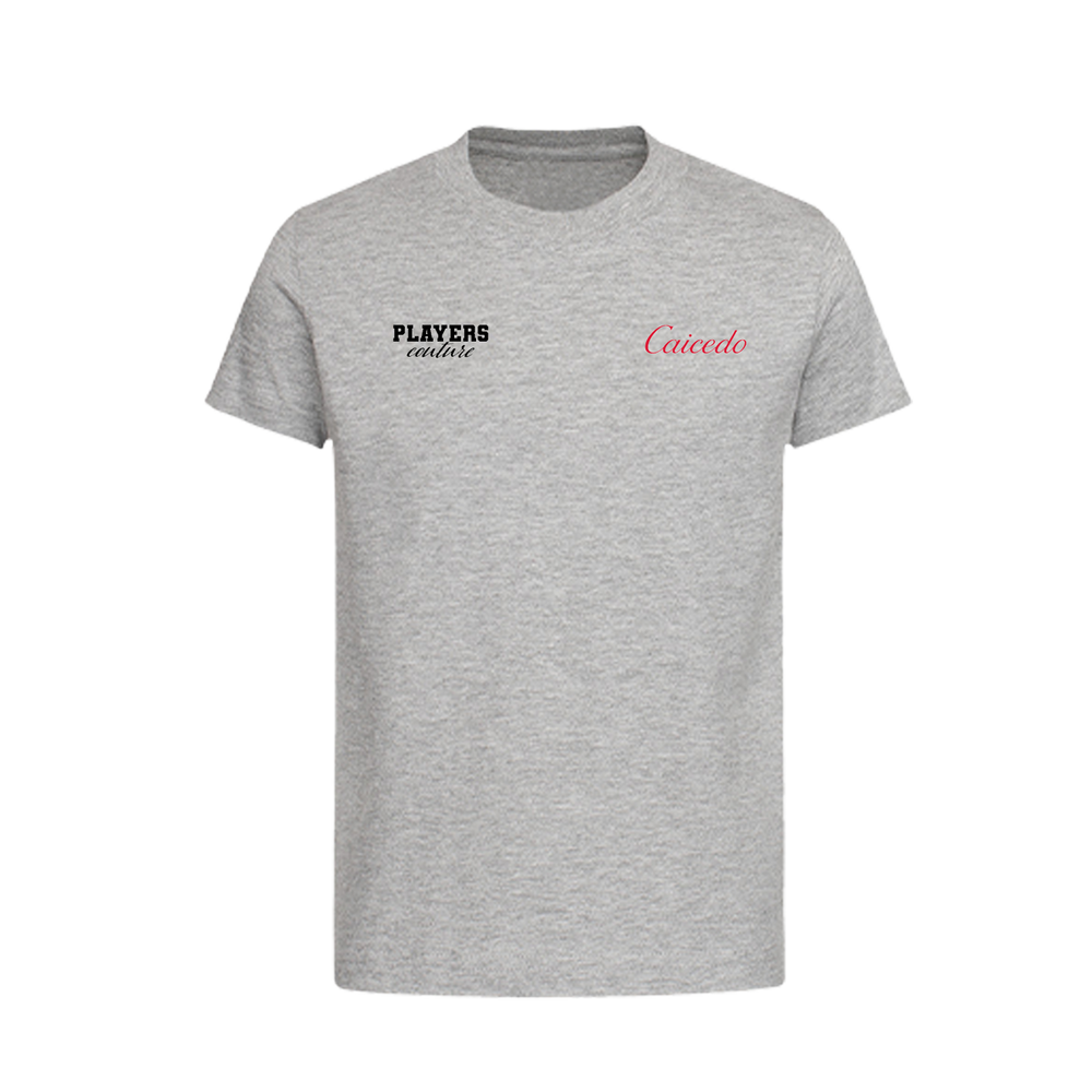 Moises Caicedo Logo Players Couture Kids T-Shirt Gray