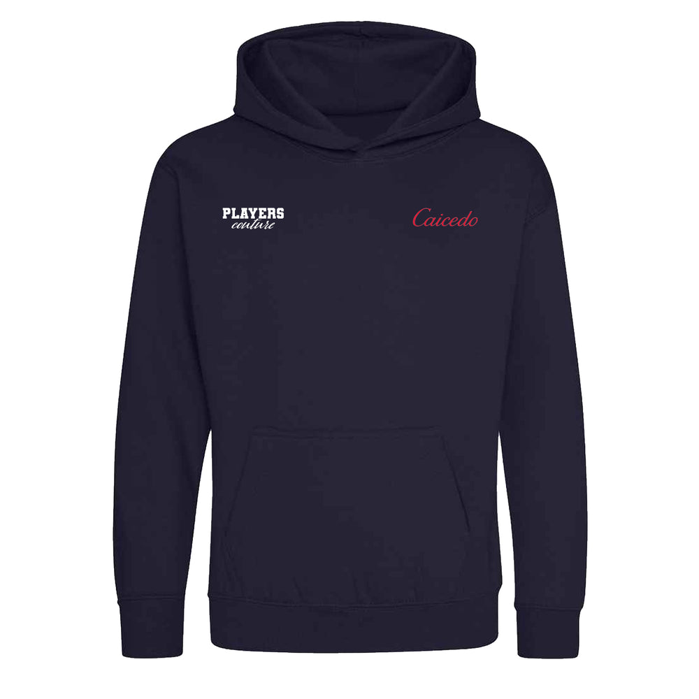 Moises Caicedo Logo Players Couture Kids Hoodie Navy