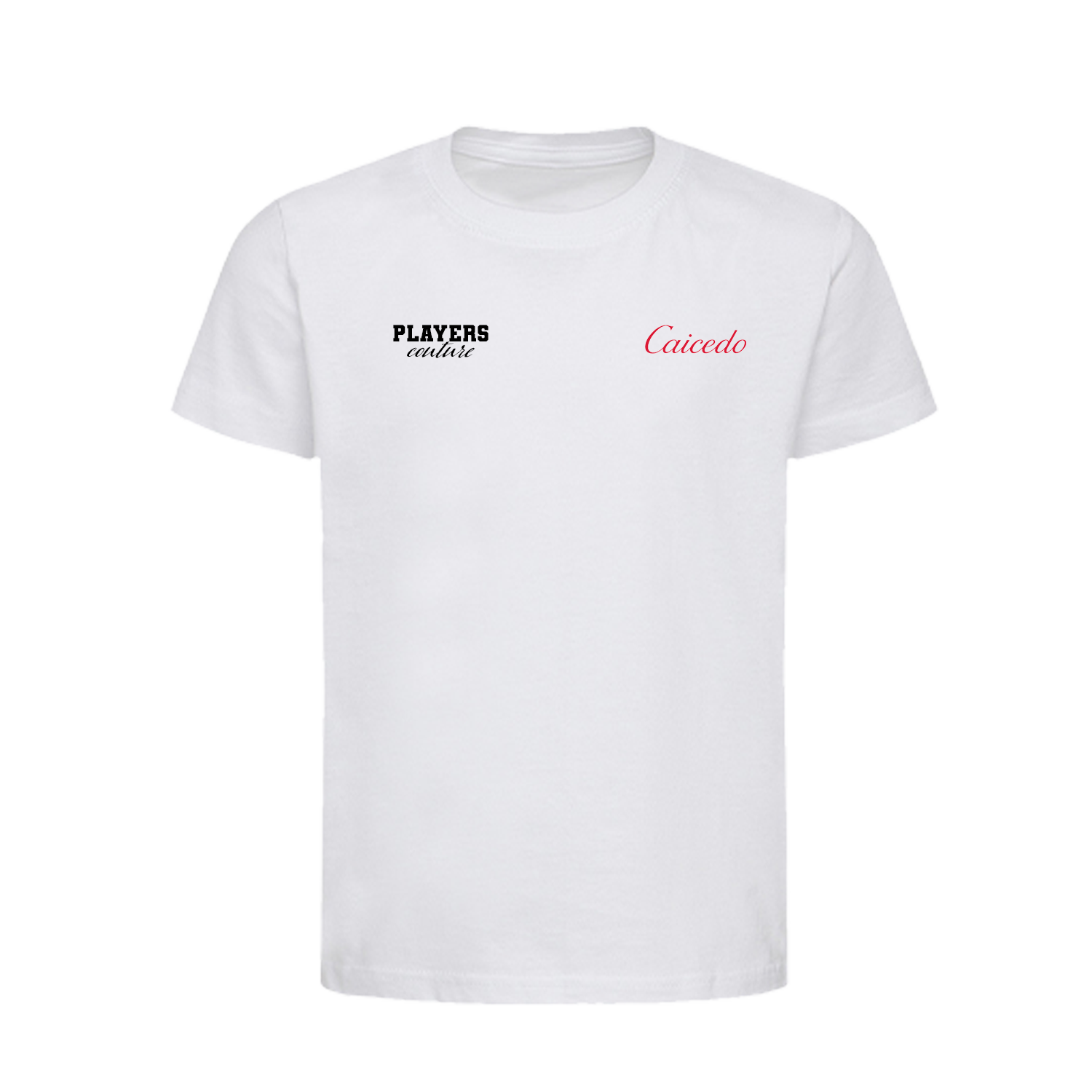 Moises Caicedo Logo Players Couture Kids T-Shirt White
