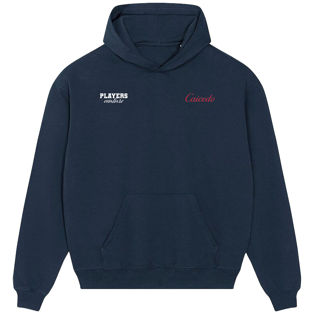 Moises Caicedo Logo Players Couture Men's Casual Hoodie Navy