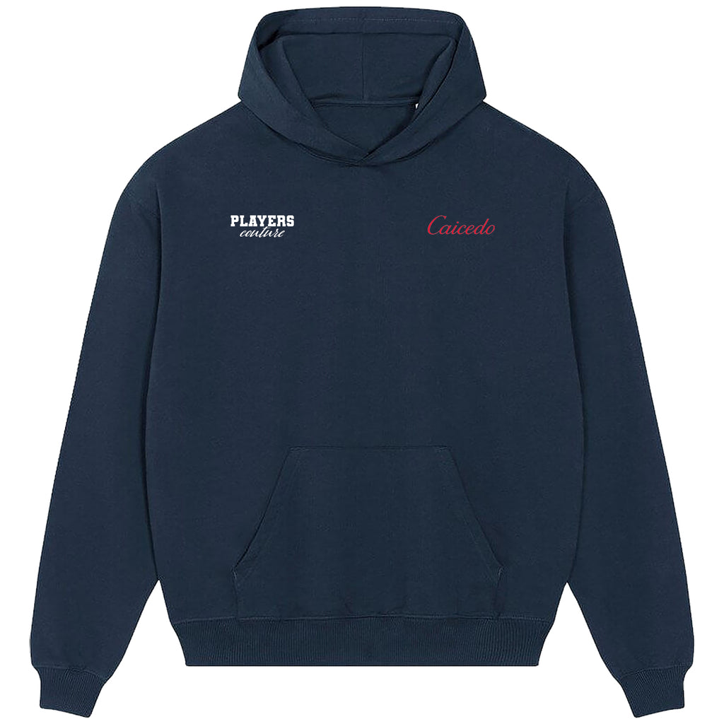 Moises Caicedo Logo Players Couture Men's Casual Hoodie Navy
