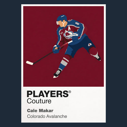 Cale Makar Avalanche Ice Hockey Icon Frame Men's Hoodie – image 1