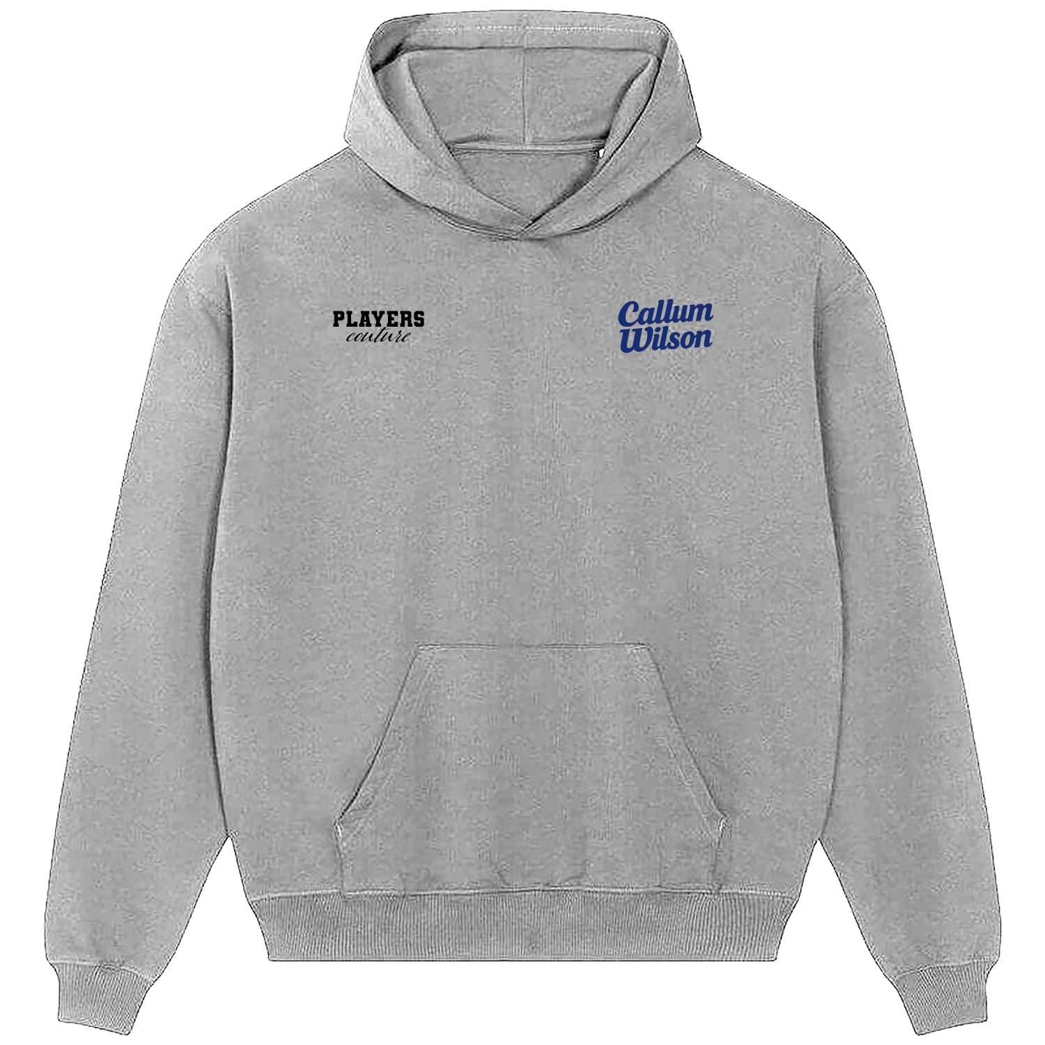 Callum Wilson Logo Players Couture Men's Casual Hoodie Gray