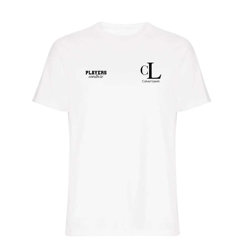Dominic Calvert Lewin Logo Players Couture Men's T-Shirt White