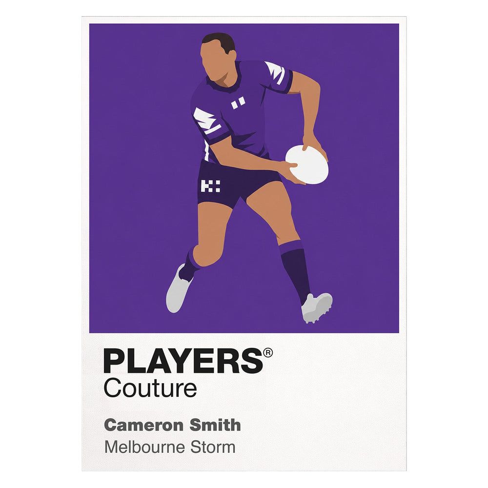 Cameron Smith Melbourne Storm rugby league hoodie white