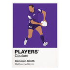 Cameron Smith Melbourne Storm rugby league hoodie white