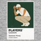 Cameron Young Golf Icon Frame Men's Polo Shirt