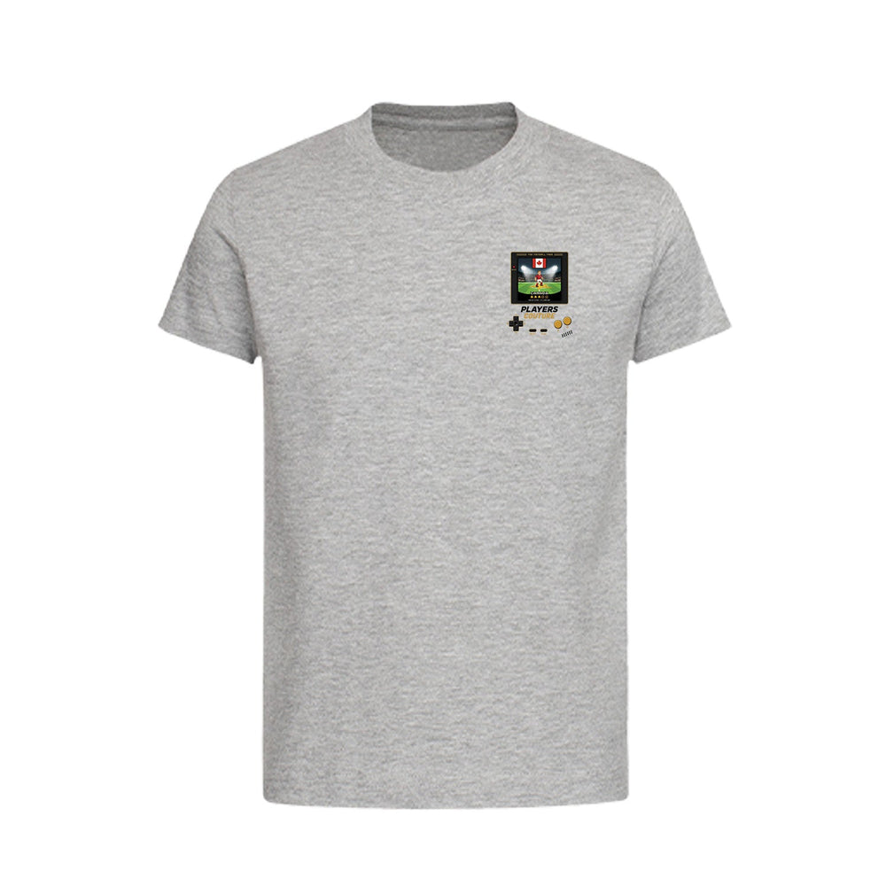 Canada World Cup 8-Bit Kids T-Shirt retro gaming football design by Players Couture