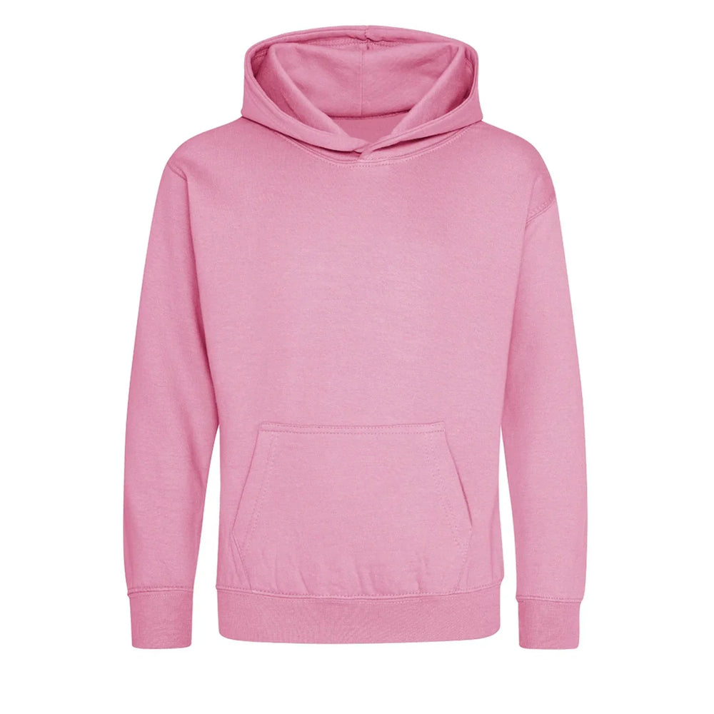 Custom Upload Your Own hoodie – pink kids' hoodie featuring the Custom Upload Your Own Players Couture logo
