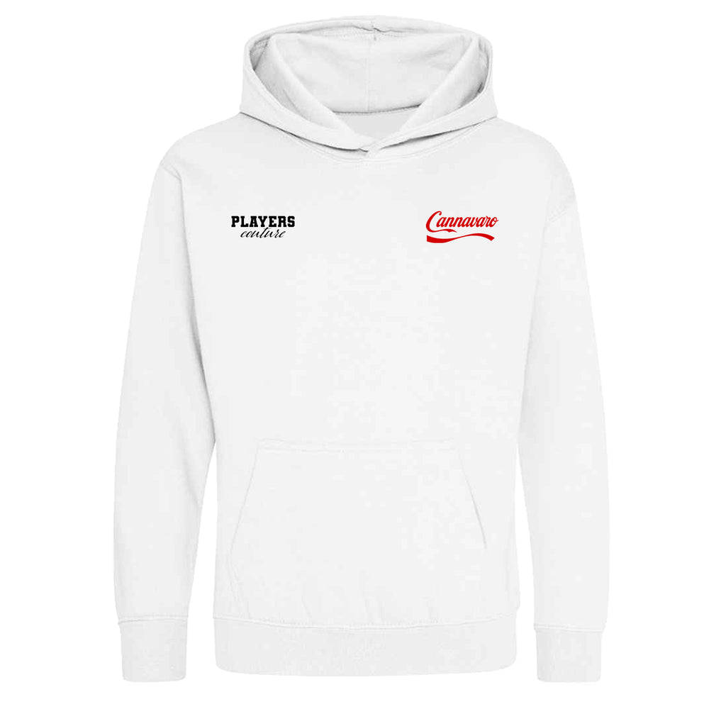 Fabio Cannavaro Logo Players Couture Kids Hoodie White