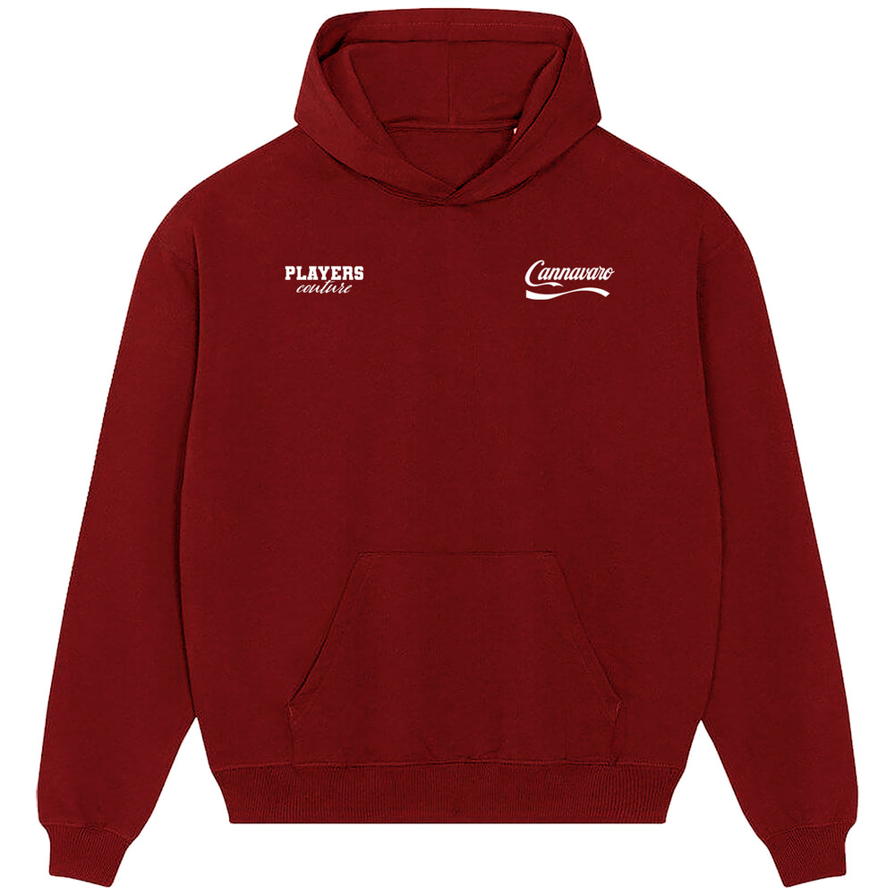 Fabio Cannavaro Logo Players Couture Men's Casual Hoodie Red