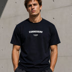 Cannavaro Men's T-Shirt — lifestyle photo, Navy t-shirt