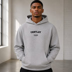 cantlay name-print hoodie - grey