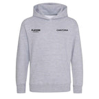 Eric Cantona hoodie – grey kids' hoodie featuring the Eric Cantona Players Couture logo