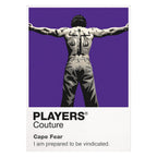 Cape Fear Max Cady's tattooed, watchful presence closing in on the Bowden family Icon Frame artwork on white