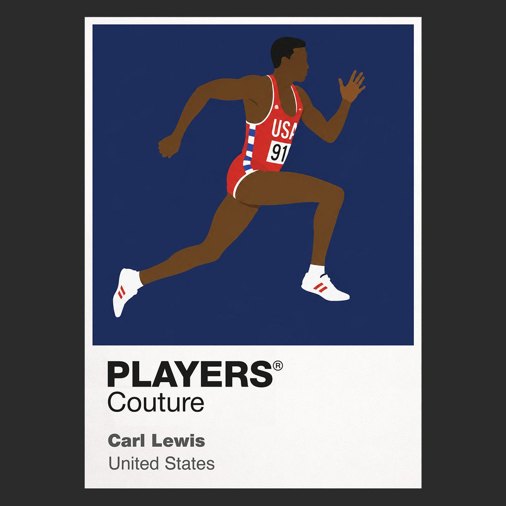 Carl Lewis Olympics Icon Frame Men's T-Shirt